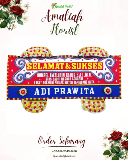 Papan Bunga Ucapan Selamat Mangunegara